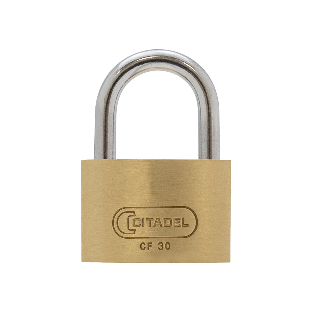 Citadel hangslot CF30 C messing 30×21,5x9mm