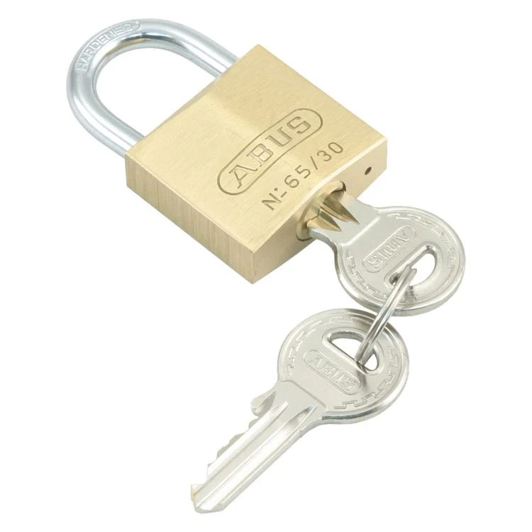Abus cilinderhangslot 65/50 C messing 50x40x18mm