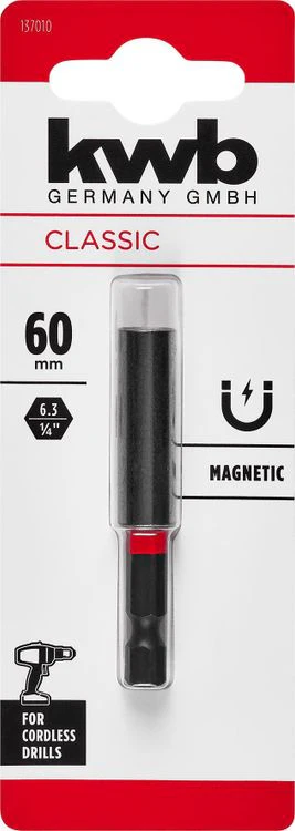 KWB bithouder 60mm 1/4×60