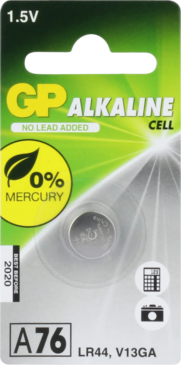 GP batterij knoopcel 76A