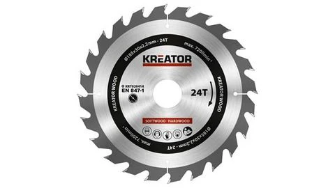 Kreator cirkelzaagblad 24T 185mm