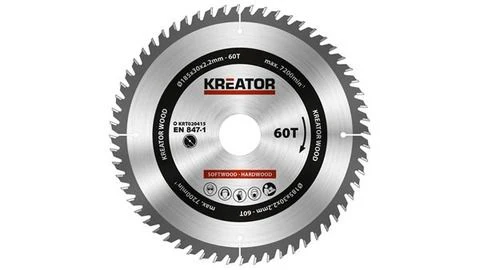 Kreator cirkelzaagblad 60T 185mm