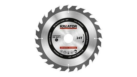 Kreator cirkelzaagblad 24T 210mm