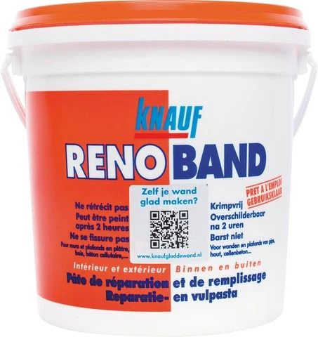 Knauf vulmiddel elastisch wit 1l