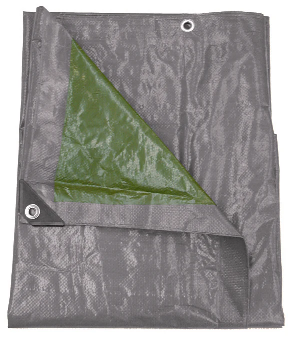 Talen afdekzeil grijs, groen 2x4m