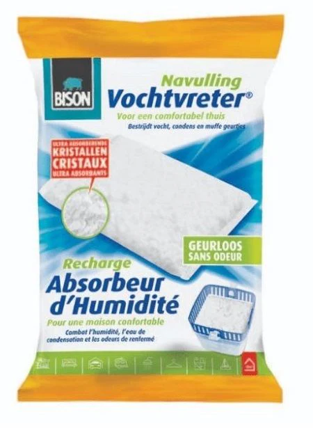 Bison vochtvreter Compact neutraal navulzak 450gr