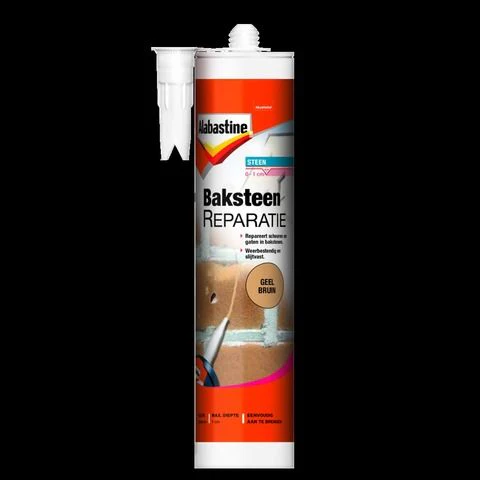 Alabastine baksteenreparatie geel 310ml