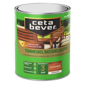 Cetabever tuinmeubel beits