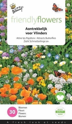 Buzzy Bloemenmix Vlinders laag