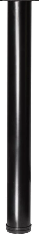 Meubelpoot Bonita rond metaal zwart ⌀7,6x72cm
