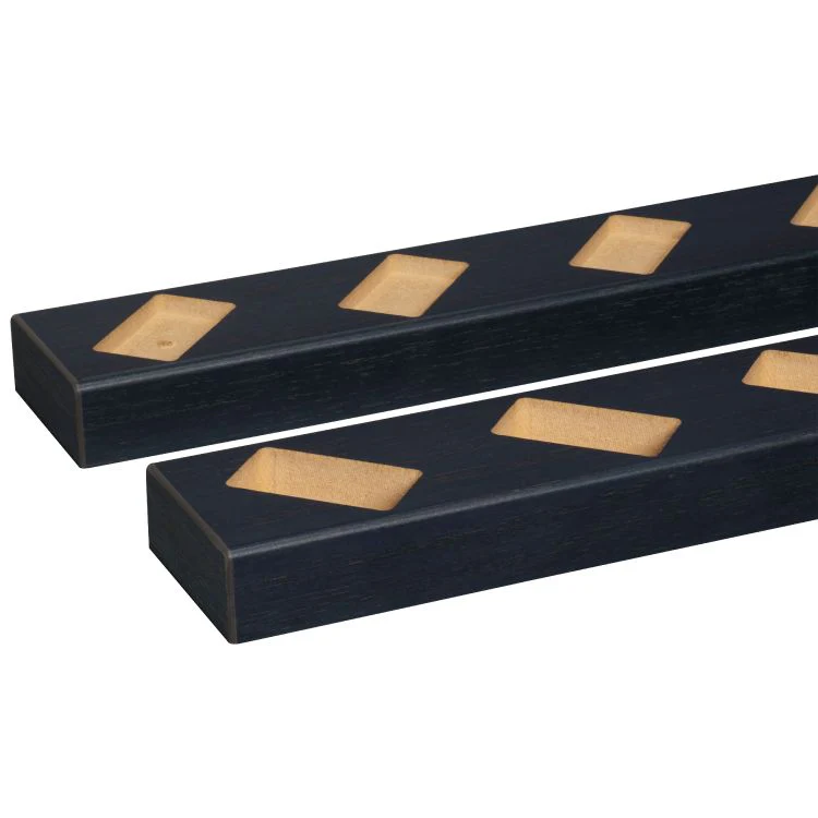 CanDo roomdivider profiel schuin MDF zwart 100×6,5×5,7cm