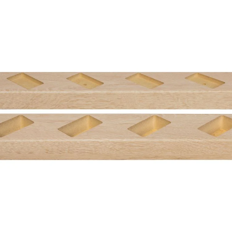 CanDo roomdivider profiel schuin MDF natuur eiken 100×6,5×5,7cm
