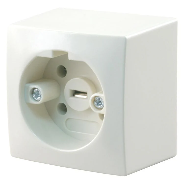 ABL Sursum Perilex opbouw stopcontactdoos 1-voudig wit
