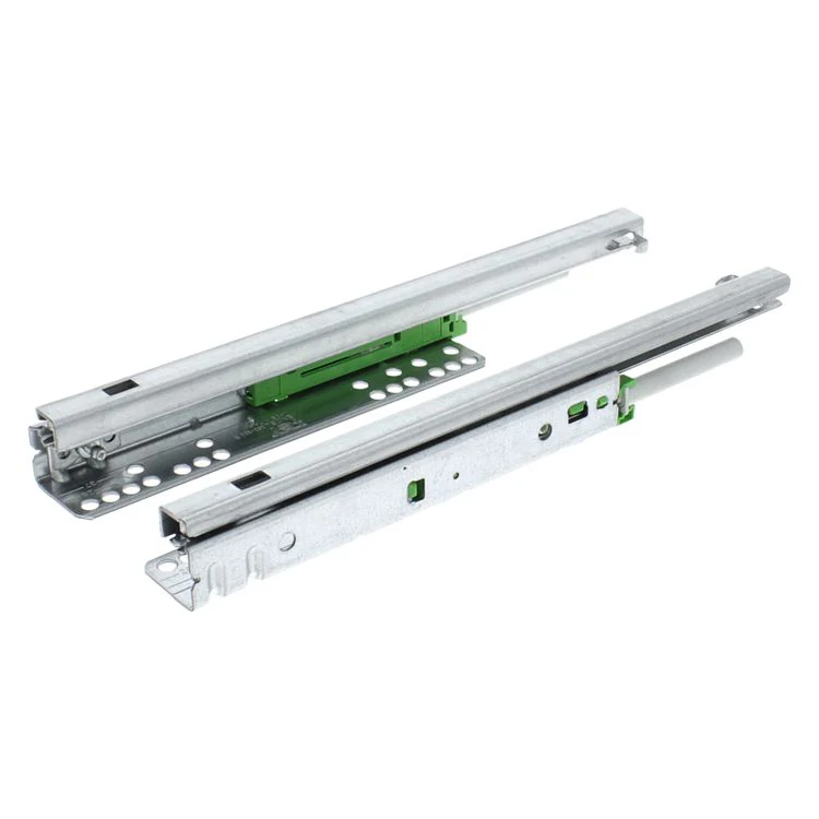 Ladegeleider softclose chroom 55cm 2st