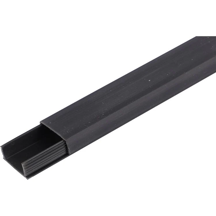Dotara leidinglijst zwart zelfklevend 20x10mm 2m