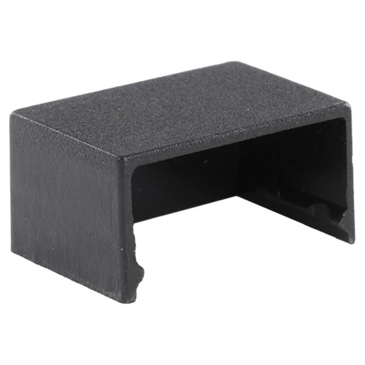 Dotara eindkap zwart 20x10mm