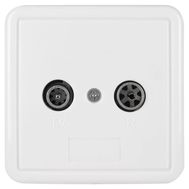 Q-Link coax contactdoos wit