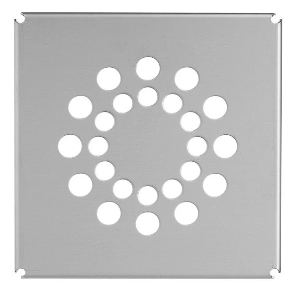 Martens deksel voor vloerput RVS zilver 20×0,5x20cm