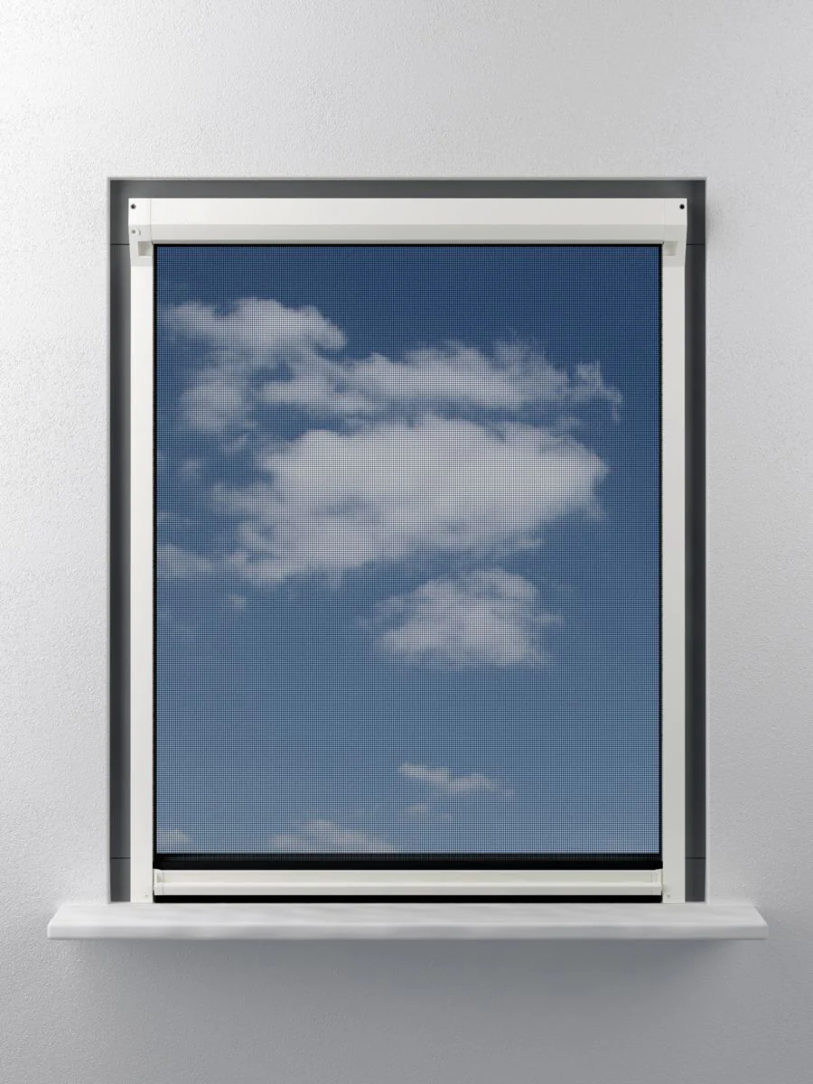 Hamstra rolhor voor dakraam grijs 155x134cm