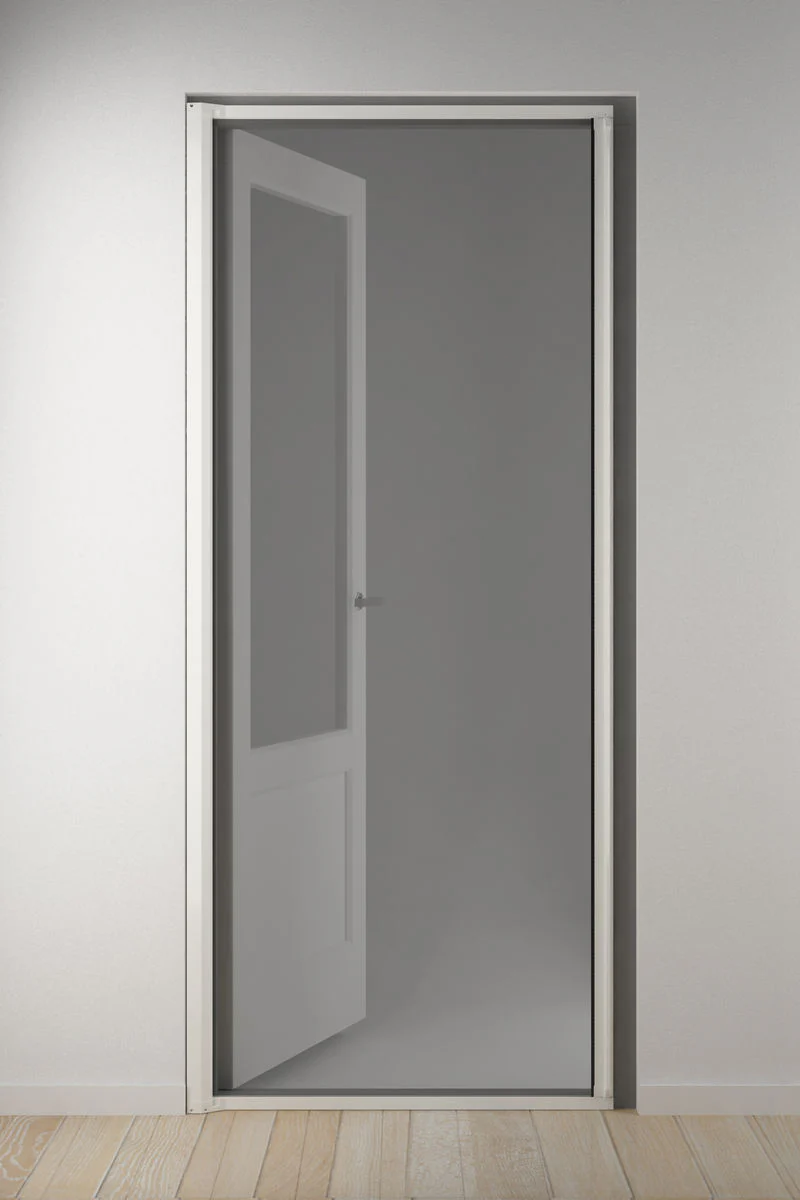 Hamstra rolhor voor deur grijs 215x110cm