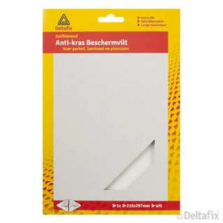 Deltafix anti-krasvilt rechthoek wit 210x297mm