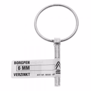 Deltafix borgpen verzinkt 6mm