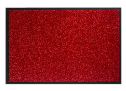 Hamat schoonloopmat Twister wasbaar rood 60x90cm
