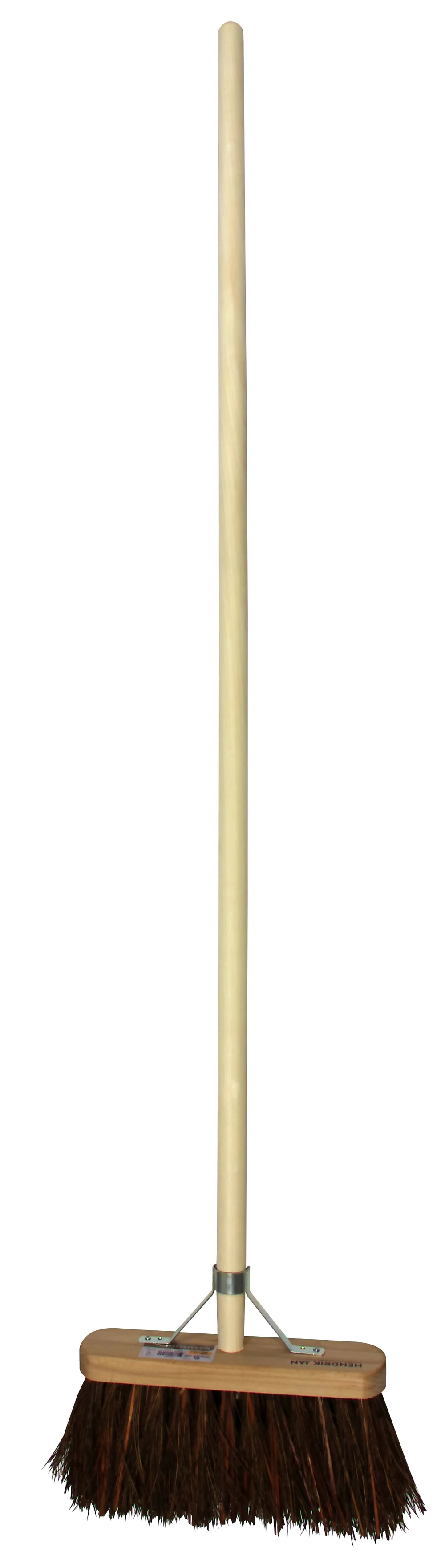 Hendrik Jan bezem 28cm bassine met steel 140cm