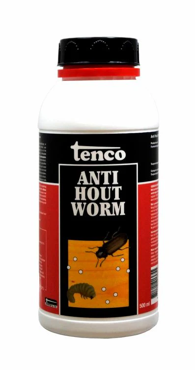 Tenco anti-houtworm zijdeglans kleurloos 500 ml