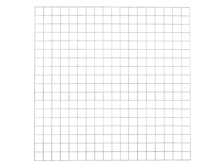 Basel gaaspaneel vierkant maas 10cm zilver 180x180cm