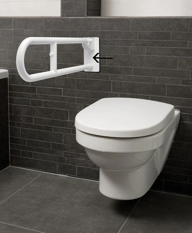 Secu Secucare toiletbeugel inklapbaar 70cm wit