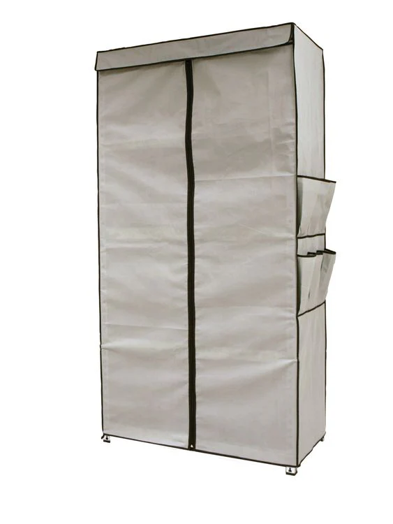 SEM hoes voor opbergrek kunststof grijs 90x45x180cm