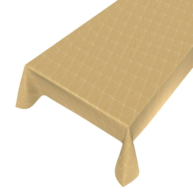 Dylan tafelkleed effen geel 140cm per meter