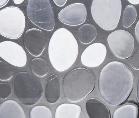 Statifix statische raamfolie Stones 45cm, per meter