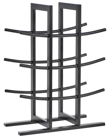 Wine Rack MONAGHAN Metal Black