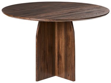 Table de repas YARRA Marron foncé 120 cm 120 cm