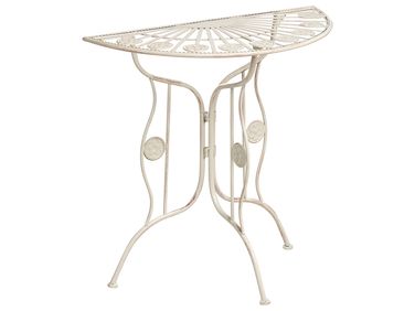 Bistrotafel COGGIA 80 cm 37 cm Metaal Lichtbeige