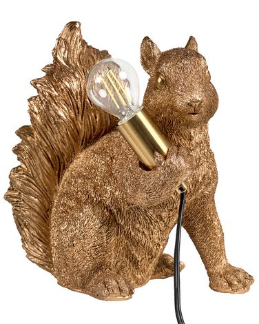Table Lamp Squirrel PINOLI Gold