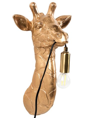 Wandlamp Giraf MERLIN Goud