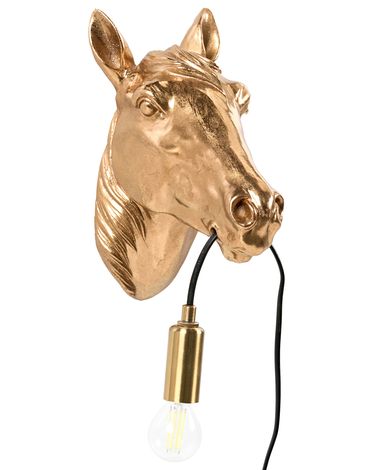 Wandlamp Paard PHILIPPE Goud
