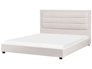 Waterbed Stof ROUEN 180 x 200 cm Lichtbeige