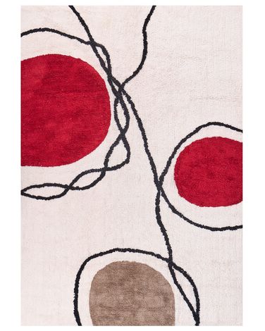 Tapis BOLAT Beige 160 x 230 cm Coton
