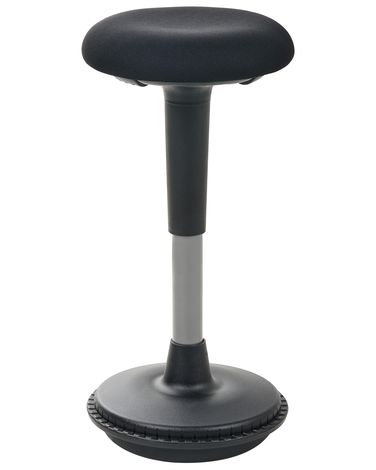 Tabouret oscillant ESTELL Tissu Noir