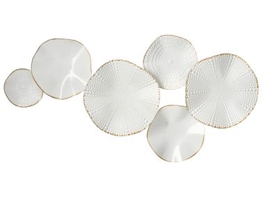 Wall Decor NEODYNIUM Metal 47 cm White
