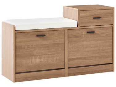 Shoe Storage Cabinet DUBBO Light Brown