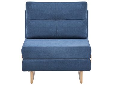 Eenpersoons slaapbank JERSLEV Stof Blauw