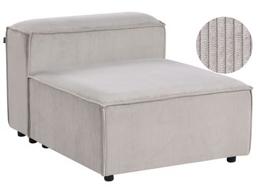 Module fauteuil ARDAL Velours côtelé Taupe