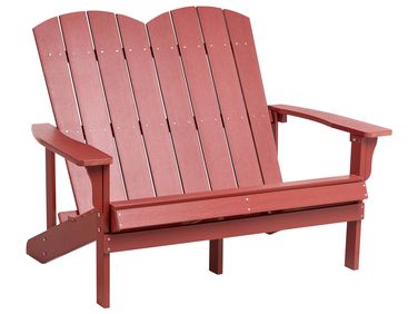 Tuinbank ADIRONDACK 125 cm Rood