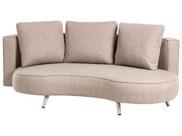 Tuin loungebank 3-zits PARORI linkszijdig Beige