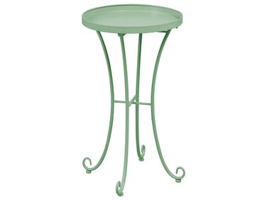 Table d'appoint pour le jardin CAVINIA 40 cm 40 cm Métal Vert